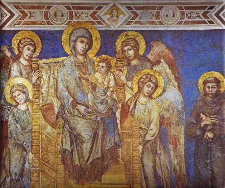 Cimabue, Madonna e Francesco