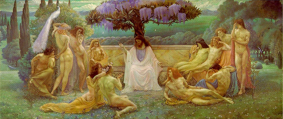 Jean Delville, La scuola di Platone